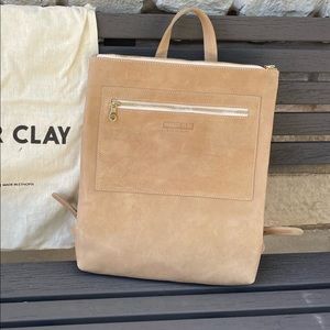 PARKER CLAY Miramar Leather Backpack